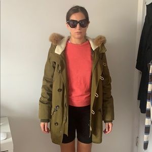 A.P.C Military Green Fall Parka